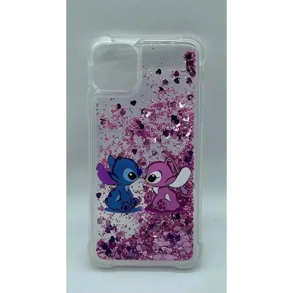 Bling Glitter Liquid Quicksand Case for iPhone 11 Pro MAX Anime Kawaii Character